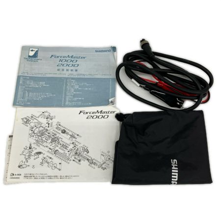  SHIMANO シマノ  電動リール  16フォースマスター 2000 14.5時間使用 03601