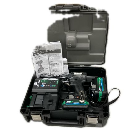  HiKOKI ハイコーキ インパクトドライバ充電器・充電池2個・ケース付 36v 2.5Ah JN504147 T2543 2510AB WH36DD2XHBSZ ブラック