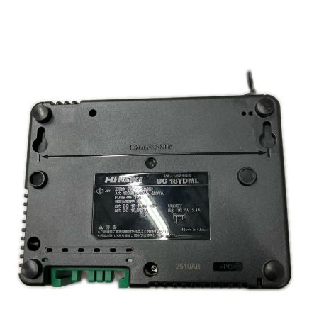  HiKOKI ハイコーキ インパクトドライバ充電器・充電池2個・ケース付 36v 2.5Ah JN504147 T2543 2510AB WH36DD2XHBSZ ブラック