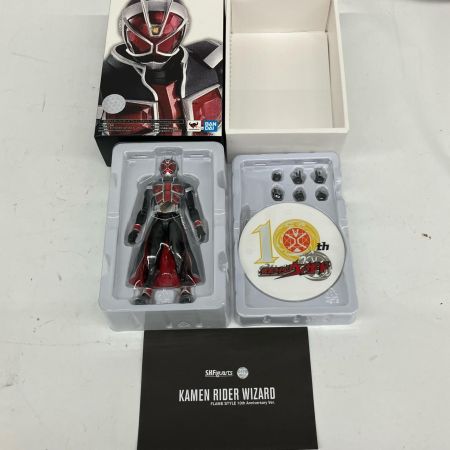  S.H.Figuarts フィギュア 真骨彫製法  仮面ライダーウィザード フレイムスタイル 10th Anniversary Ver.