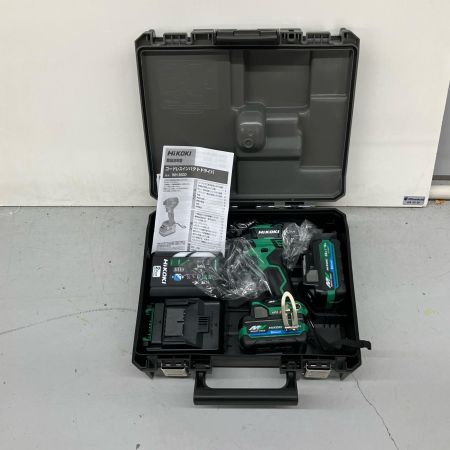 HiKOKI ハイコーキ インパクトドライバ 充電器・充電池2個・ケース付 36v 2.5Ah J1602725 T2602 2512AB WH36DD2XHLSZ アグレッシブグリーン