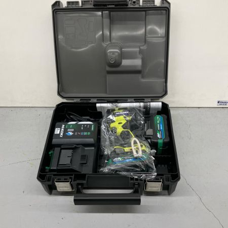  HiKOKI ハイコーキ インパクトドライバ 充電器・充電池2個・ケース付 36v 2.5Ah JD505602 WH36DD2XHYSZ イエロー