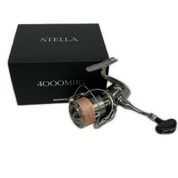 △△ SHIMANO シマノ スピニングリール 18ステラ 4000MHG 箱付 シャリ感有 03810 Bランク