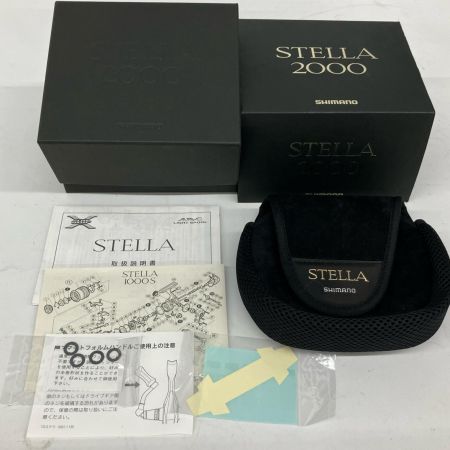  SHIMANO シマノ スピニングリール 10ステラ 2000 箱付  02428