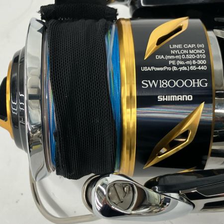  SHIMANO シマノ スピニングリール 20ステラ SW18000HG 04080