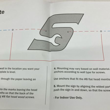  Snap-on スナップオン ロゴプレート　SNAP-ON  『S』 KAWRSLOGO18