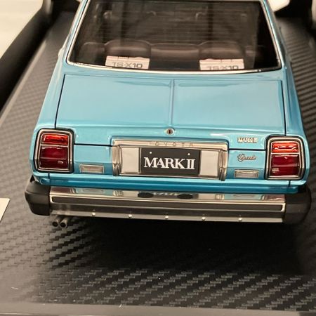  ミニカー 1/18 Toyota Mark II Sedan Grande (MX41) Light Blue Metallic イグニッションモデル