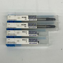 △△ MITSUBISHI ミツビシ 超硬エンドミル MS2LS×2/MS2MB×2 計4本 三菱 Sランク