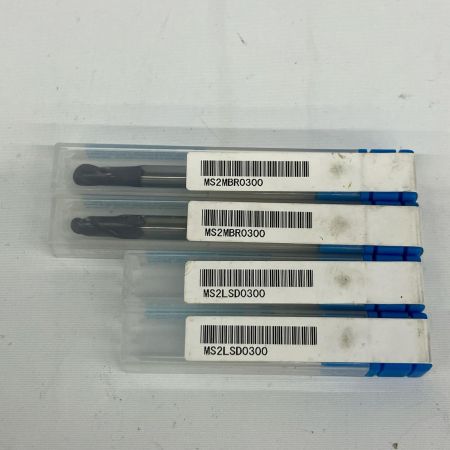  MITSUBISHI ミツビシ 超硬エンドミル MS2LS×2/MS2MB×2 計4本 三菱