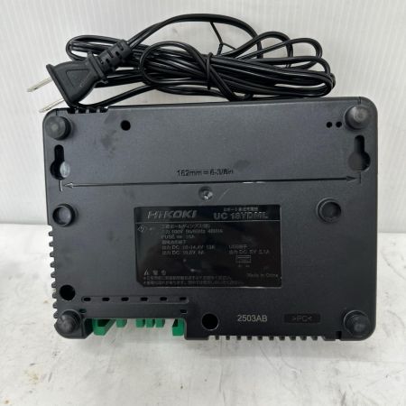 HiKOKI ハイコーキ 急速充電器  UC18YDML ブラック