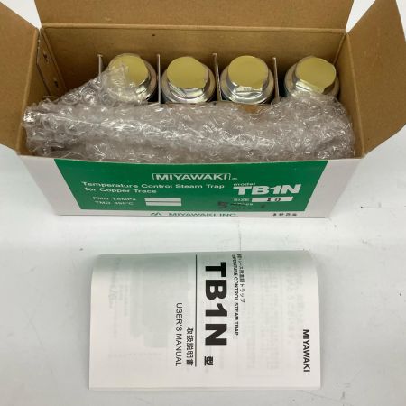  MIYAWAKI 10mm 鋼管トレース用温調トラップ 4個入り  TB1N型