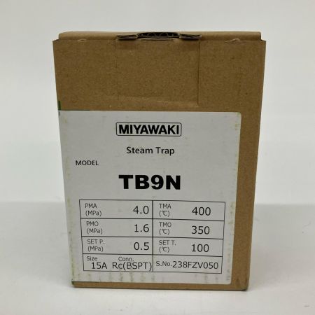  MIYAWAKI ミヤワキ スチームトラップ 15A TB9N