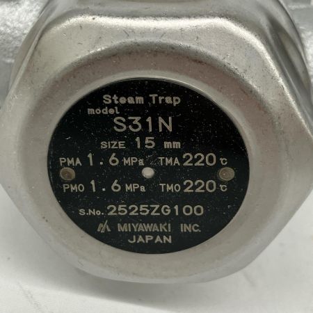  MIYAWAKI ミヤワキ スチームトラップ 15A 2 S31N