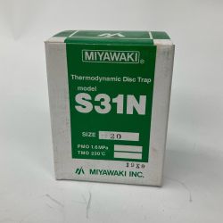 △△ MIYAWAKI ディスク式スチームトラップ 20ｍｍ 1 ミヤワキ S31N Sランク