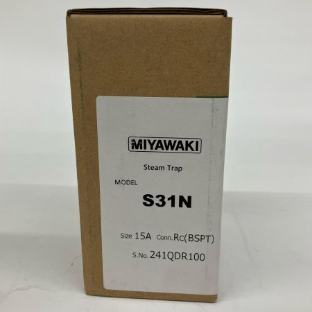  MIYAWAKI ミヤワキ スチームトラップ 15A S31N