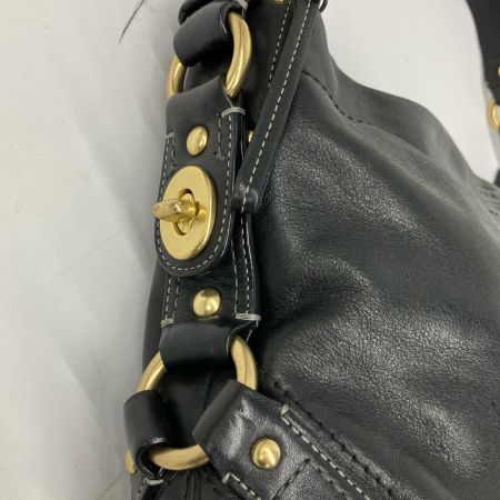  COACH コーチ  ワンショルダーバッグ レザー ターンロック   10615 ブラック