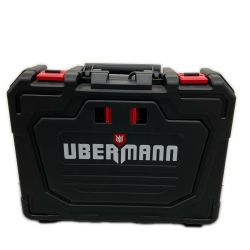 △△ UBERMANN 充電式振動ドリルドライバー 5.0Ahセット 18v UB18VVDDBL60BFS レッド Aランク