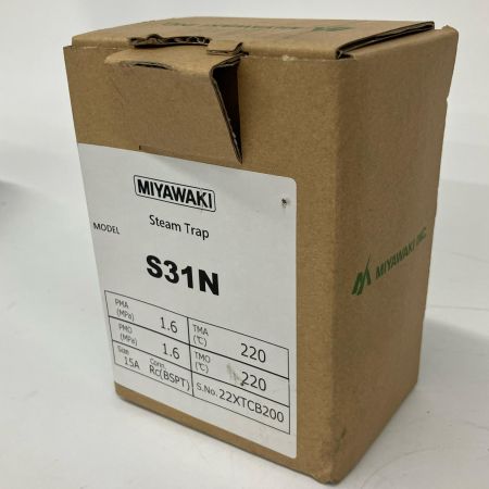 MIYAWAKI ミヤワキ スチームトラップ 15A  S31N 4