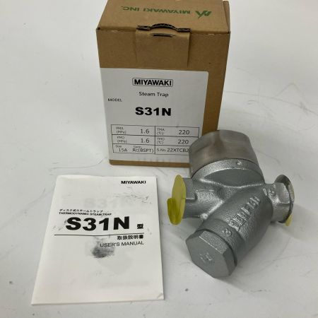  MIYAWAKI ミヤワキ スチームトラップ 15A  S31N 3