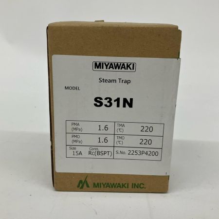  MIYAWAKI ミヤワキ スチームトラップ 15A S31N 2