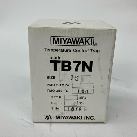  MIYAWAKI ミヤワキ スチームトラップ size15 TB7N 3