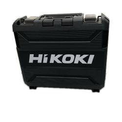 △△ HiKOKI ハイコーキ インパクトドライバ　充電器・充電池2個・ケース付36V2.5AhJN502686 WH36DD ブラック Sランク