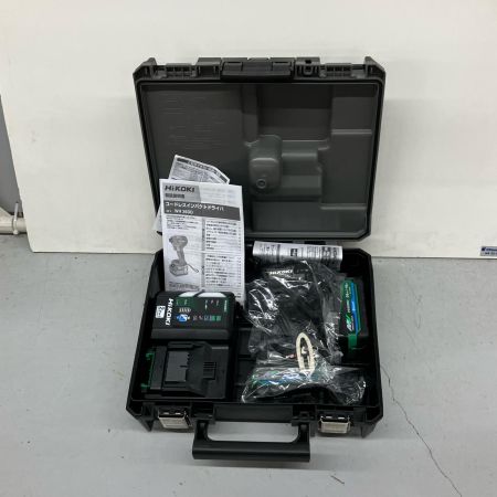  HiKOKI ハイコーキ インパクトドライバ　充電器・充電池2個・ケース付36V2.5AhJN502686 WH36DD ブラック