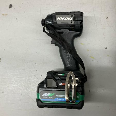  HiKOKI ハイコーキ インパクトドライバ　充電器・充電池2個・ケース付36V2.5AhJN502686 WH36DD ブラック