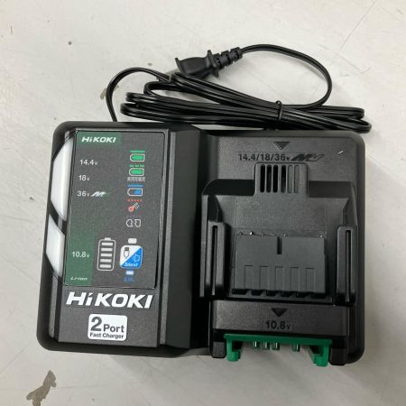  HiKOKI ハイコーキ インパクトドライバ　充電器・充電池2個・ケース付36V2.5AhJN502686 WH36DD ブラック