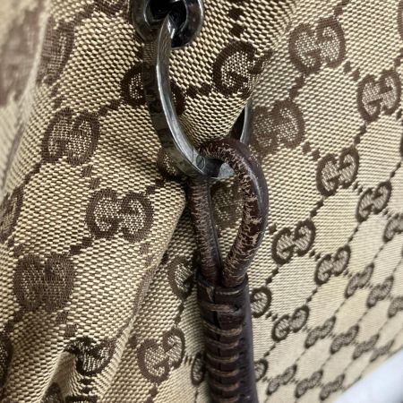  GUCCI グッチ GGキャンバス トートバッグ  115015 ブラウン
