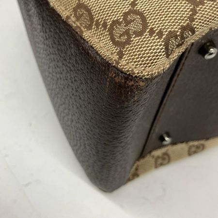  GUCCI グッチ GGキャンバス トートバッグ  115015 ブラウン