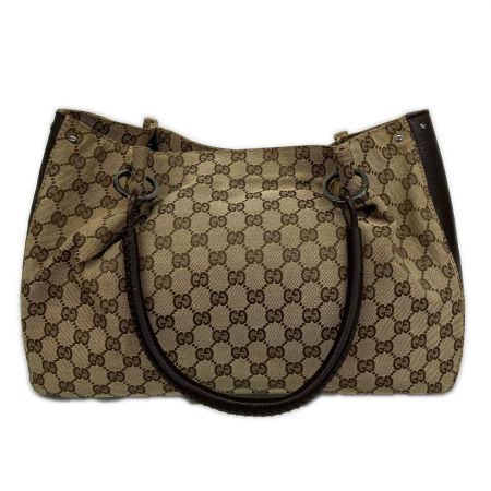  GUCCI グッチ GGキャンバス トートバッグ  115015 ブラウン