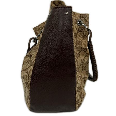  GUCCI グッチ GGキャンバス トートバッグ  115015 ブラウン
