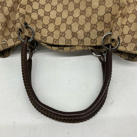  GUCCI グッチ GGキャンバス トートバッグ  115015 ブラウン