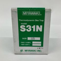 △△ miyawaki ミヤワキ ディスク式スチームトラップ 25mm S31N 4 Sランク