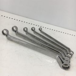 △△ Snap-on スナップオン 60°オフセットメガネレンチ　両口メガネレンチ　5本セット XOM1011〜XOM1719 Bランク