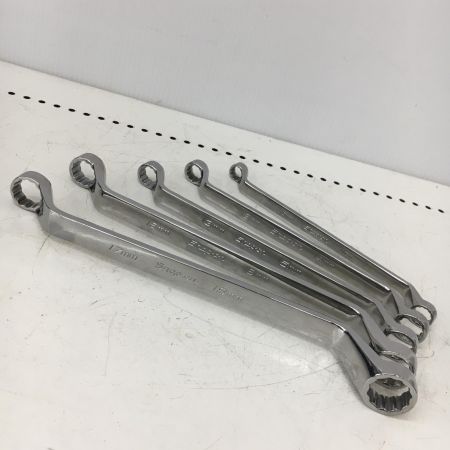  Snap-on スナップオン 60°オフセットメガネレンチ　両口メガネレンチ　5本セット XOM1011〜XOM1719
