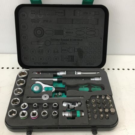  Wera スピードラチェット1/4"" セット Wera 8100 SA 2