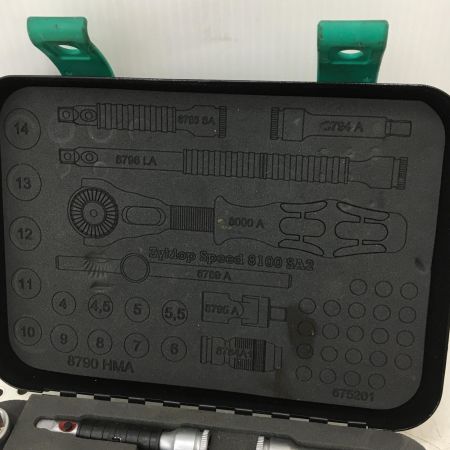  Wera スピードラチェット1/4"" セット Wera 8100 SA 2