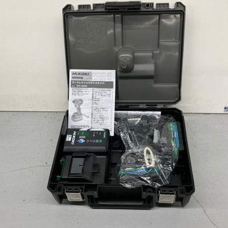  HiKOKI ハイコーキ インパクトドライバ 充電器・充電池2個・ケース付 36v 2.5Ah JN502690 WH36DD ブラック