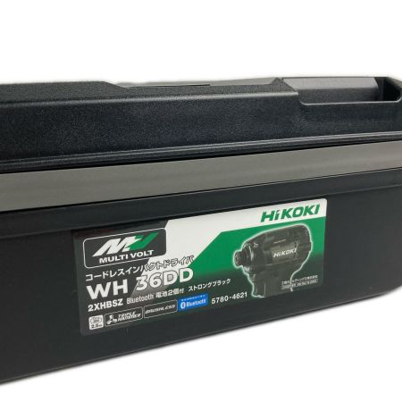  HiKOKI ハイコーキ インパクトドライバ WH36DD 2XHRSZ ストロングブラック 充電器・充電池2個・ケース付 