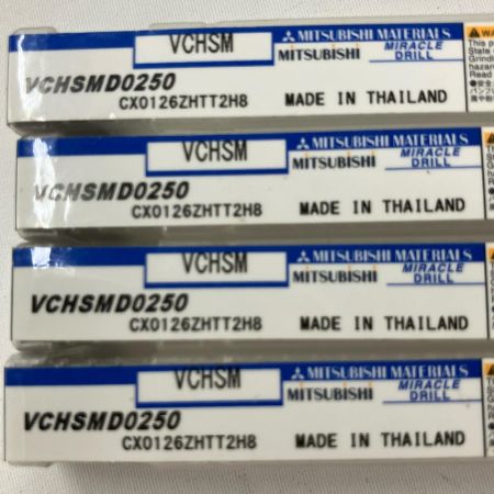  MITSUBISHI ミツビシ 超硬エンドミル VCHSMD0300 VCHSMD0250 計6本セット