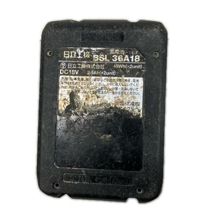  HiKOKI ハイコーキ  コードレス式掃除機 36v J611247充電池1個付 R36DA ホワイト