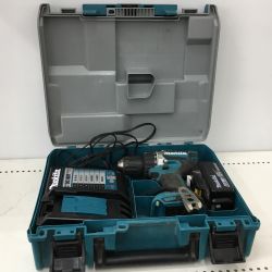 △△ MAKITA マキタ 18V 充電式ドライバドリル　 充電器・充電池1個・ケース付 DF484D Cランク