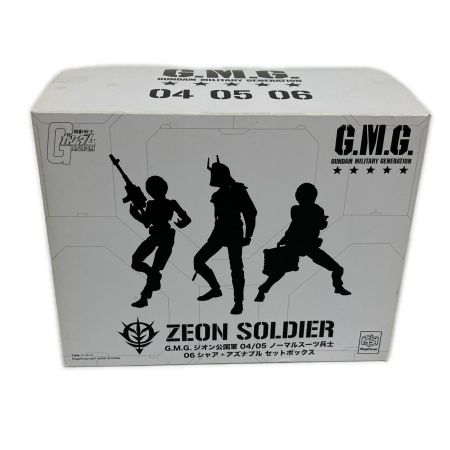   G.M.G. 機動戦士ガンダム ジオン公国軍 04/05 ノーマルスーツ兵士 06シャア・アズナブル セットボックス