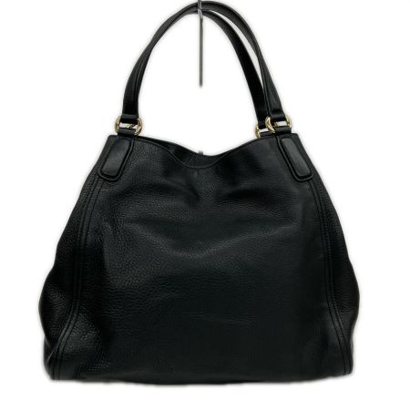  GUCCI グッチ ソーホー インターロッキングG トートバッグ タッセル欠品 282309 ブラック