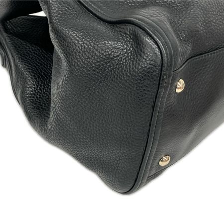  GUCCI グッチ ソーホー インターロッキングG トートバッグ タッセル欠品 282309 ブラック