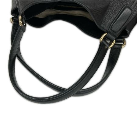  GUCCI グッチ ソーホー インターロッキングG トートバッグ タッセル欠品 282309 ブラック