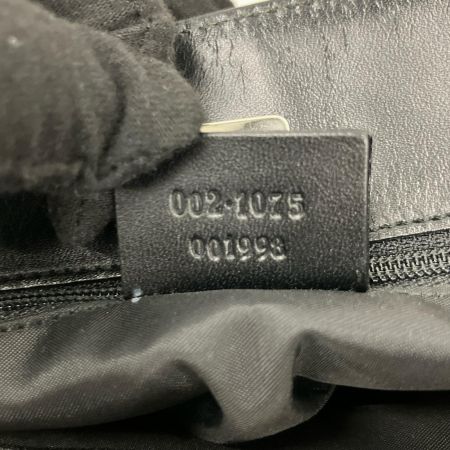  GUCCI グッチ トートバッグ ナイロン×レザー  002･1075･001998 ブラック
