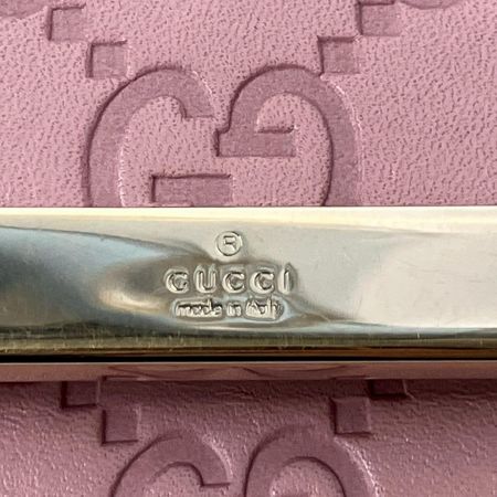 GUCCI グッチ 長財布 グッチシマ  112715･2888 ピンク
